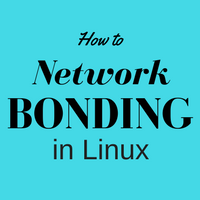 Linux network bonding.