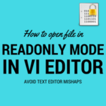 open a file in read only mode in linux