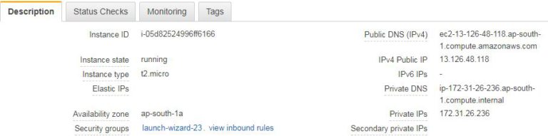 ec2 instance assign elastic ip