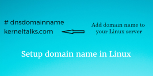 how to set domain name in linux centos 7